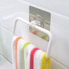 VELTO ENTERPRISES Plastic Towel Holder | No-Drill Towel Hanger Ring