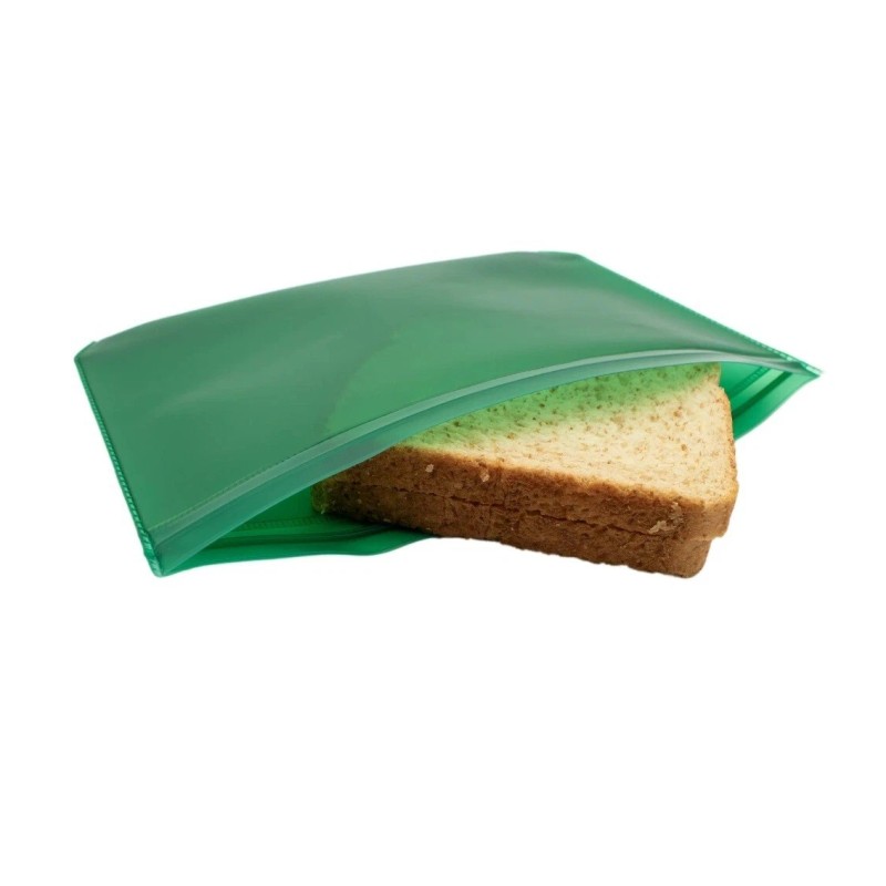 Brightstar Reusable Plastic Sandwich Bags- Blue and Green by Brightstar