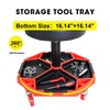BIG RED ATRXF8308R Torin Heavy Duty Pneumatic Garage Rolling Stool/Creeper
