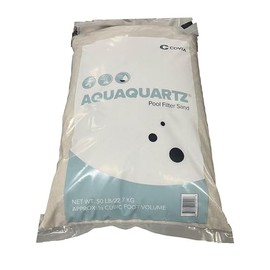 FairmountSantrol AquaQuartz-50 Pool Filter 20-Grade Silica Sand 50 Pounds, White