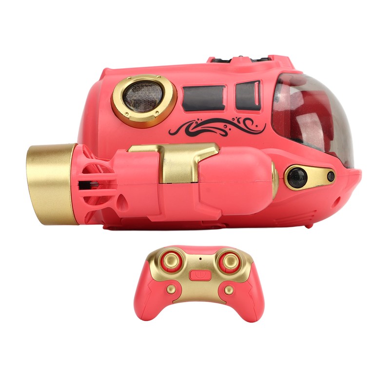 Remote Control Motorboat with 500mah Battery Submarine Spray Gasboat for
