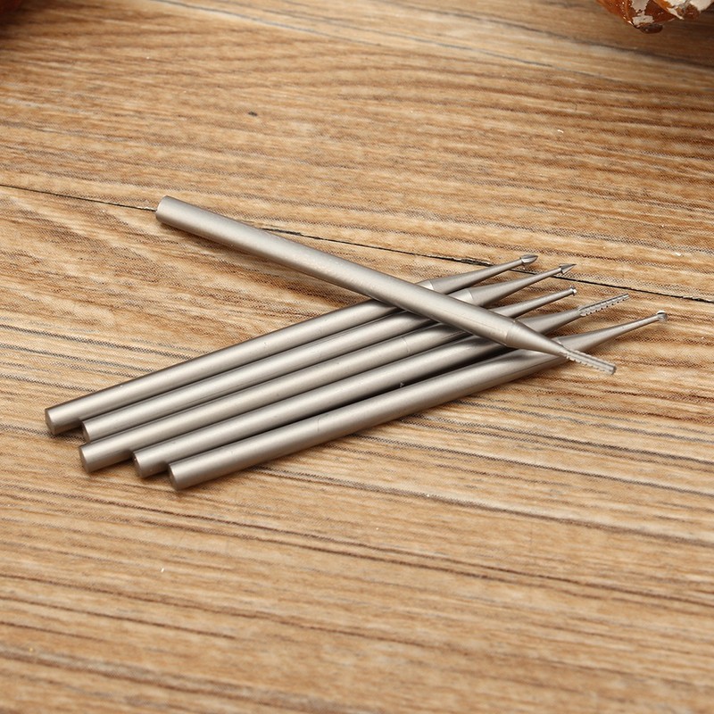 Miniature Drill Needle Engraving Milling Cutter Carving Bits Gold Silver