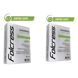 Shampoos Folcress Antigrasa /control Caspa / 2 De 260 Ml.