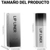 Erinde 2PCS Delineadores de Labios con Brillo, Fáciles de Aplicar,