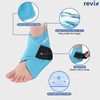REVIX Ankle Ice Pack Wrap – Reusable Gel Cold Compression