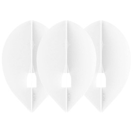 L-style champaña Anillo Vuelo – L Teardrop, Blanco