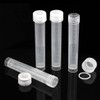 BKMAMLAB 50PCS 10ml Plastic Small Vials with Screw Caps Sample