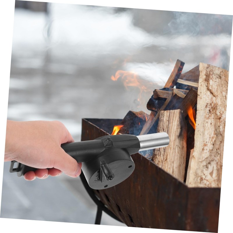 BESPORTBLE Hand Crank Fire Blower for Bbq Camping Blower Compact