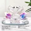 Nail Art Dappen Dish Swan Shape Crystal Cup Glass Acrylic