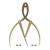 Eyebrow Ruler Multifunctional Stainless Steel 3 Point Positioning Ruler for