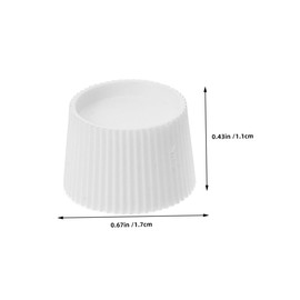 Healvian 50pcs Reusable Toothpaste Sealing Caps Easy Use Toothpaste Lids for Cleanliness Flexible Rotation for Simple for Home and Travel