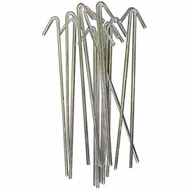 Ozark Fence - 9 Gauge Heavy Duty Fence Ties - Hooked Aluminum Wire Ties for Chain Link Fence - Ties Chain Link Fence Wire to Posts and Rails (Aluminum, 6-1/2" - 100 Pack)