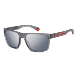 POLAROID Mens S Sunglasses Matte Grey 57, Matt grey, 57