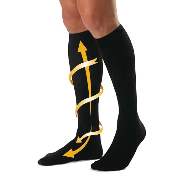 Cabeau Bamboo Compression Socks Improves Circulation, Eliminates Fatigue, and Reduces Swelling - For Performance Athletes, Sedentary Positions, and Preventative Health - Small (M 5-9, W 5-10)