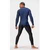 DEVOPS 3 Pack Men's Athletic Turtle Neck Long Sleeve Compression