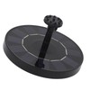 Solar Water Pump 1W 130mm Solar Panel Fountain Pump 30‑50cm