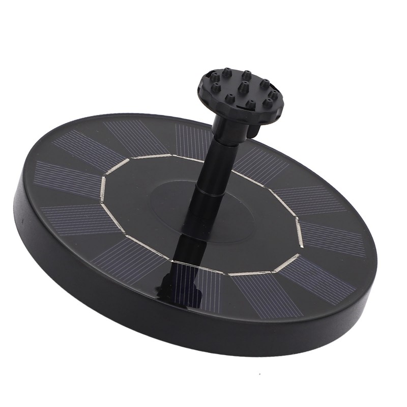 Solar Water Pump 1W 130mm Solar Panel Fountain Pump 30‑50cm