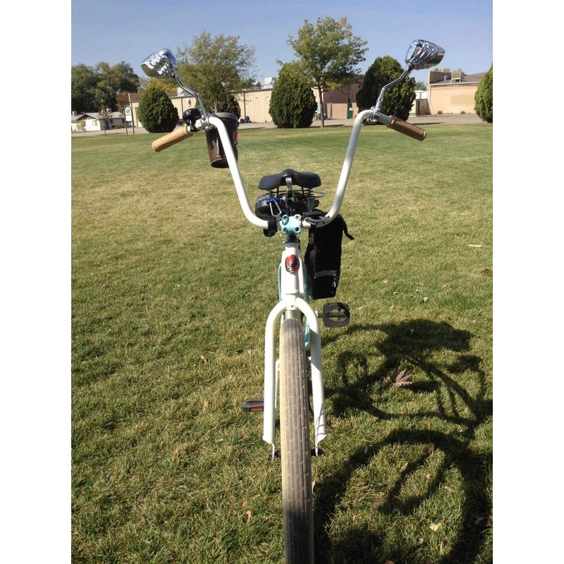 TOPCABIN 1 Pair Bicycle Mirror,Big View Bike Rear View Mirror