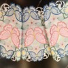 LeLehome Embroidery 15" Round Butterfly Cutwork Placemats for Party Home