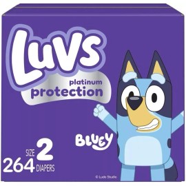 Luvs Platinum Protection with Triple Leakguards Baby Diapers, Size 1-7  - Size 2 - 264 Diapers