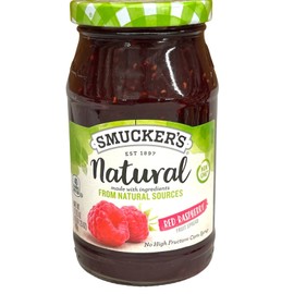 Smucker's Natural Red Raspberry Fruit Spread 17.25 oz Smuckers