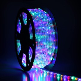 Tuanchuanrp Led Rope Lights for Outside,100Ft LED Strip Lights Outdoor Waterproof Decorative Lighting for Indoor/Outdoor, Deck, Eaves, Christmas, Landscape Lighting(Multicolor)