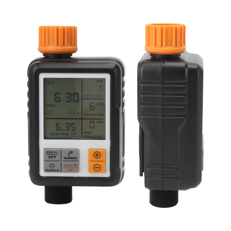 Water Timer Programmable Delay Manual Watering Automatic Irrigation Controller System
