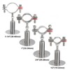 Kodilin 4PCS 304 Stainless Steel Wall Mount Ceiling Mount Pipe