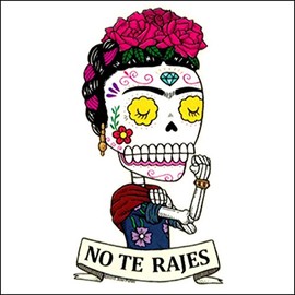 Frida the Riveter - Weather Proof Die Cut Vinyl Day of the Dead Sticker