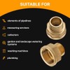 Adapter 3/4" Male x 1 “ Female Threaded Brass Construction