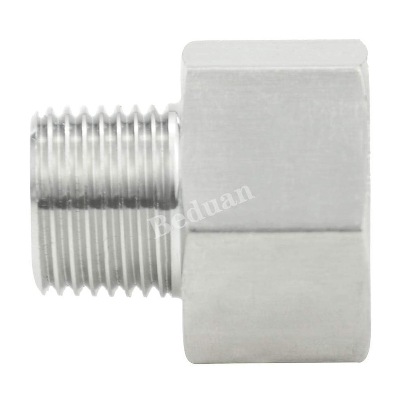 Beduan Stainless Steel Thread Adapter M20x1.5 Female to NPT 1/4"