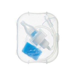 Nuby Dr. Talbot’s Breathe-EEZ Infant Nasal Aspirator with Travel Case – Easy to Clean | BPA Free | On-The-Go | 4 Filters Included