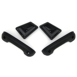4Pcs Interior Door Handles and Arms Rest Front & Rear Compatible with Suzuki Sidekick,1989-1997 Geo Tracker, 1998 Tracker 8311056B015ES 8313056B015ES