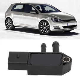 Differential Pressure Sensor 076906051B 076906051C 03G906051A 0281002710, Differential Pressure Sensor 3-Pin Plug 076906051A Replacement for A3 A4 S4 S6 Differential Pressure Sensor