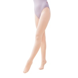Daydance - Medias de ballet profesionales con pies para niños pequeños, niñas, mujeres, 1/3 pares de 60 negadores, Rosa ballet (más melocotón), 12-14 años