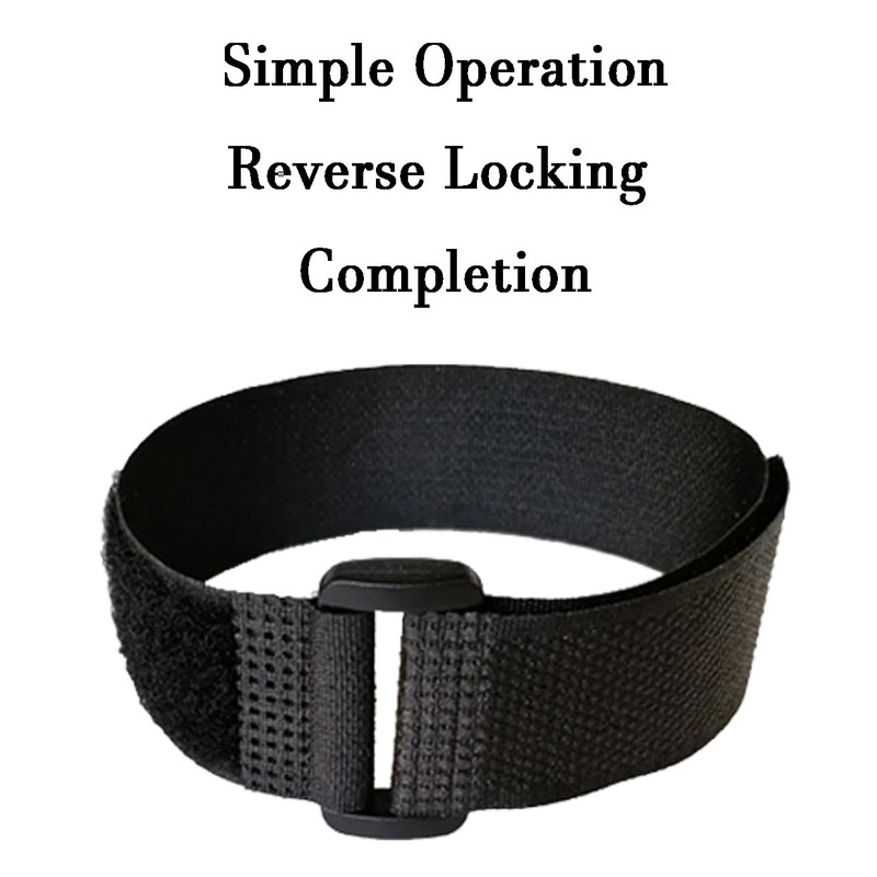 UONIKA 32 pcs 1-inch-wide Hook and Loop Cable Straps, 8"-12"-18"-24"-36"