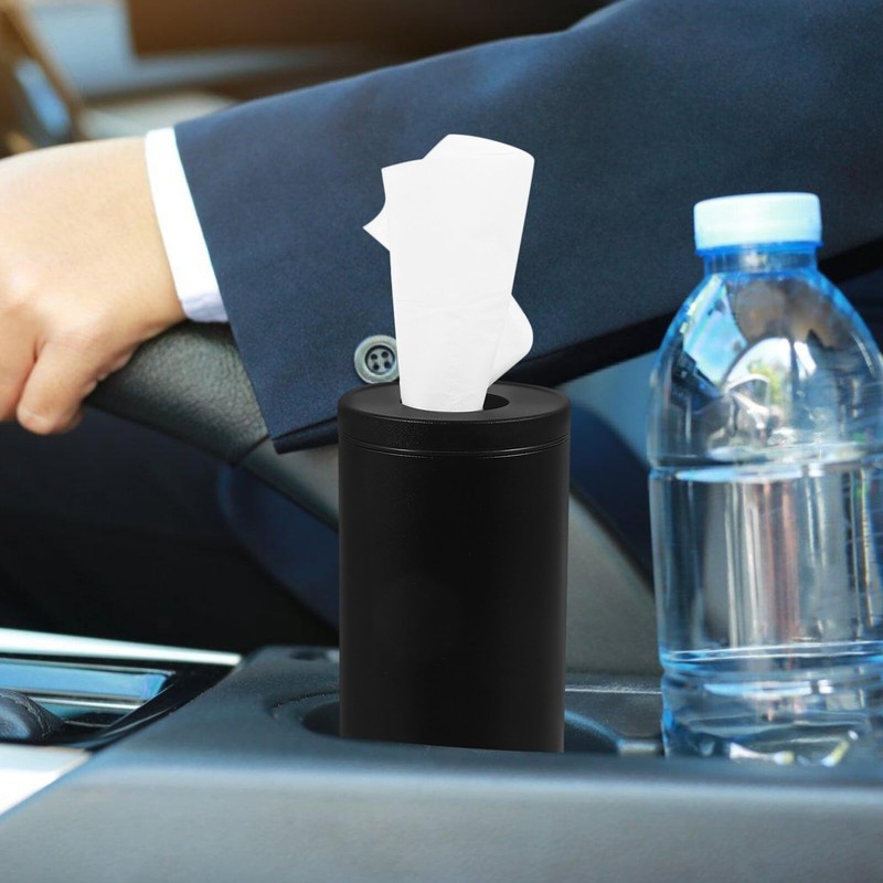 Alipis Car Tissue Holder Tissue Tubes Round Car Tissue Box
