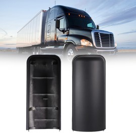 Left of Truck Mirror Covers Black Housing Door Rearview Door Side Mirror Covers for 2008-2017 for Freightliner Cascadia