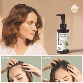 Aroma Tierra Hairgro Hair Oil - Boost Growth, Control Hair Fall, And Promote Follicle Regrowth With Rosemary And 17 Natural Oils - 100ml