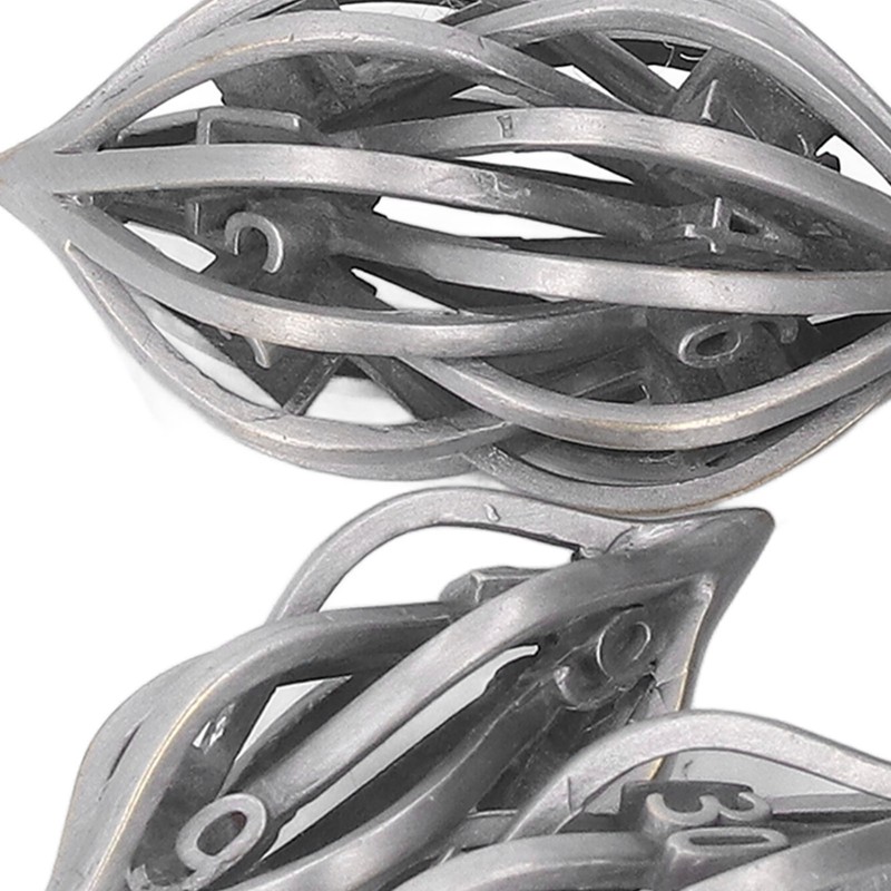 7pcs Hollow Metal Dice Set Retro Exquisite Polyhedral Dice Role