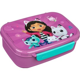 Golddunes Gabby's Dollhouse Compact Lunch Box, Pink, 18 x 13.5 x 6 cm