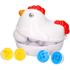 Atoz 63323 Matching Eggs & Chicken, Yellow, Lifelike