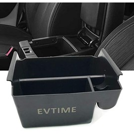 EVTIME - Bandeja organizadora de consola central compatible con Jeep Wrangler JK y JKU Accessories 2011-2018 (negro)