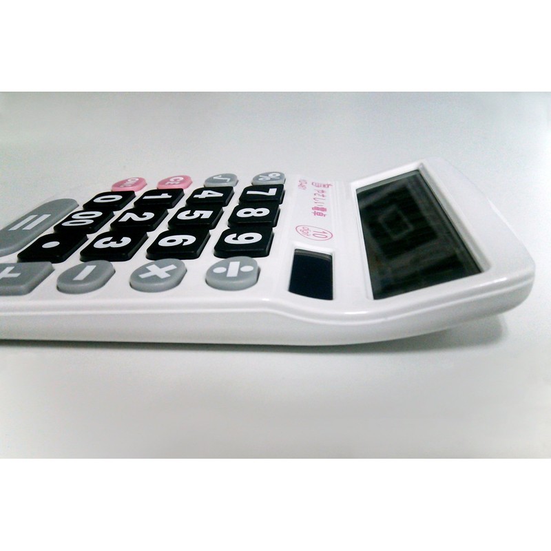 Adesso YD-461 Friendly Calculator, Medium Size, 10 Digits, White