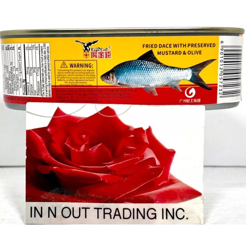 Eagle Coin Fried Dace with Preserved Muster & Olive 6.5oz