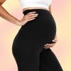 HIGHDAYS Womens Maternity Leggings with Pockets Over The Belly,3 Packs