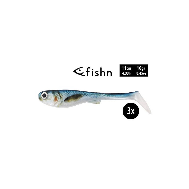FISHN GRUMPY nature 3-pack, 10gr - 11cm, Ultra Realistic HighResCapture-Design,