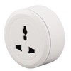 13A Power Track Socket Multifunctional White Round Surface Mounted Movable
