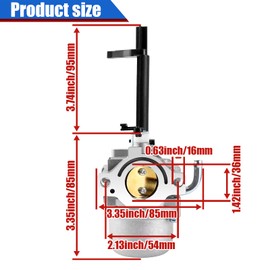 YOFMOO Carburetor for 201332 201312 201317 201337 201352 202312 202317 202332 202337 202352 202357 204312 204315 204317 204332 204337 204352 GenPower 305 Troy Bilt