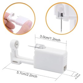 Pack of 4 Disposable Ear Piercing Guns, with Ear Studs, Safe, Professional Ear Piercing Gun Tool Set for Women, Men, Salon & Home Use